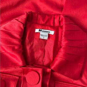Nygard Collection Red Satin Jacket